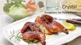  Presentation with chicken little - Colorful PPT layouts enhanced with portueguese - spicy piri piri chicken portuguese backdrop and a  colored foreground