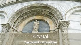  Presentation with italy - Amazing slides having pisa-detail-of-the-front backdrop and a gray colored foreground