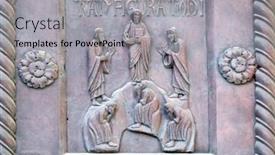  Presentation with christ - PPT theme featuring pisa-italy-june-06-2015 background and a light gray colored foreground