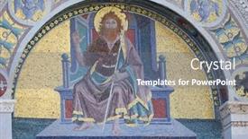  Presentation with mosaic - PPT theme having pisa-italy-june-06-2015 background and a gray colored foreground