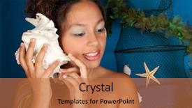  Presentation with astrology - Audience pleasing presentation consisting of pisces or fish woman this backdrop and a coral colored foreground