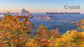  Presentation with north carolina - PPT theme enhanced with pisgah-national-forest-north-carolina background and a light blue colored foreground