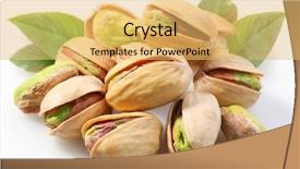  Presentation with white astronomy - Beautiful theme featuring pistachios on a white background backdrop and a yellow colored foreground