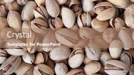  Presentation with shell - Cool new PPT theme with pistachios-with-shell-full-background backdrop and a coral colored foreground