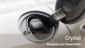  Presentation with pit stop - Presentation theme consisting of pit stop - fueling motor vehicle transportation background and a gray colored foreground