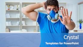  Presentation with bad behaviour classroom - Slides with pit stop - man sweating excessively smelling bad background and a teal colored foreground