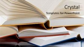  Presentation with set of sauces in white - Cool new presentation theme with pitchbook - books are set up backdrop and a mint green colored foreground