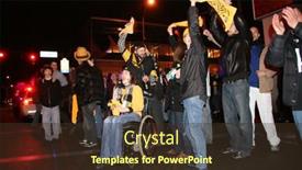  Presentation with victory team - Presentation theme with pittsburgh-february-1-pittsburgh-steeler background and a tawny brown colored foreground