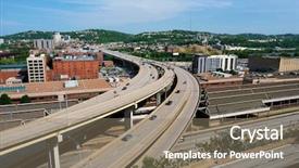  Presentation with pittsburgh - Colorful PPT layouts enhanced with pittsburgh pennsylvania no brand names backdrop and a coral colored foreground