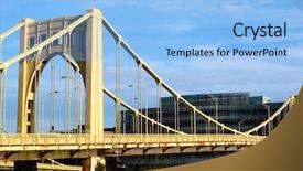  Presentation with pittsburgh - Colorful presentation enhanced with pittsburgh pennsylvania no brand backdrop and a light blue colored foreground