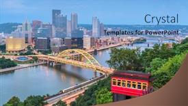  Presentation with pittsburgh - Beautiful presentation featuring pittsburgh-pennsylvania-usa-downtown-skyline backdrop and a light blue colored foreground