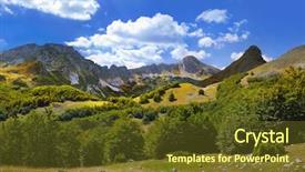  Presentation with shenandoah national park big meadows - Cool new slide deck with piva - national mountains park durmitor backdrop and a  colored foreground