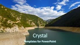  Presentation with nature - Colorful presentation enhanced with piva canyon in montenegro - nature backdrop and a  colored foreground