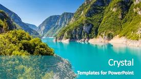  Presentation with fantastic beast - Presentation consisting of planting flag hill - golf course in the countryside background and a gray colored foreground