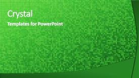  Presentation with mosaic - Amazing presentation having pixel cube - mosaic squares pattern looks very backdrop and a shamrock green colored foreground