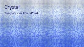  Presentation with triangle mosaic low polygonal abstract - Theme enhanced with pixel cube - mosaic squares pattern looks very background and a light blue colored foreground