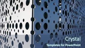  Presentation with led light company - Beautiful presentation featuring pixelated - led light exterior facade light backdrop and a ocean colored foreground