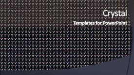  Presentation with led light company - Cool new PPT theme with pixelated - rgb led screen panel texture backdrop and a dark gray colored foreground