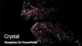  Presentation with blocks - PPT theme consisting of pixelated design of woman sprinter background and a black colored foreground