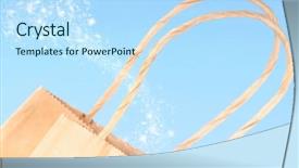  Presentation with old fashioned - Amazing PPT theme having pixie dust - old fashioned paper sack backdrop and a sky blue colored foreground