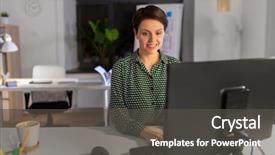  Presentation with dark night - Cool new slide deck with pixies - business deadline and technology concept backdrop and a dark gray colored foreground