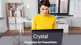  Presentation with business programming code abstract technology - PPT layouts having pixies - business technology and people concept background and a  colored foreground