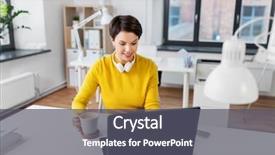  Presentation with people - Presentation design with pixis - business break and people concept background and a  colored foreground