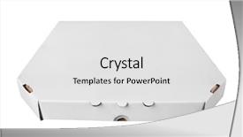  Presentation with pizza - Audience pleasing presentation consisting of pizza box isolated on white backdrop and a  colored foreground