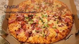  Presentation with hawaiian - Beautiful theme featuring pizza hawaiian pizza pineapple pizza backdrop and a gold colored foreground