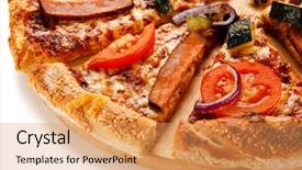  Presentation with hydroponics vegetables hydroponic vegetable - Amazing theme having pizza with beacon and vegetables backdrop and a coral colored foreground