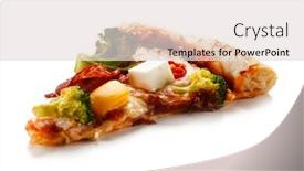  Presentation with feta cheese - PPT layouts featuring pizza-with-salmi-and-feta background and a lemonade colored foreground