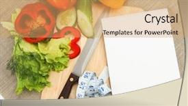  Presentation with hydroponics vegetables hydroponic vegetable - Theme enhanced with place for cooking vegetables vegetables background and a  colored foreground