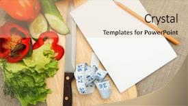  Presentation with hydroponics vegetables hydroponic vegetable - Slides enhanced with place for cooking vegetables vegetables background and a  colored foreground