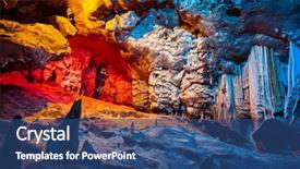  Presentation with cave - Slide deck with place historical landmark south africa background and a ocean colored foreground