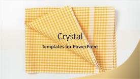  Presentation with checkered tablecloth - Colorful presentation enhanced with place mat - yellow and white checkered tablecloth backdrop and a yellow colored foreground