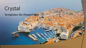  Presentation with game thrones - Colorful presentation theme enhanced with place of game of throne backdrop and a light blue colored foreground