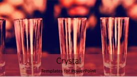  Presentation with row of air conditioners - Amazing PPT layouts having place order - waiter placing shot glasses backdrop and a  colored foreground