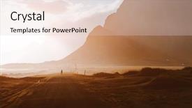  Presentation with batman - PPT layouts having place stokksnes cape vestrahorn batman background and a lemonade colored foreground