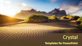  Presentation with mountain view - Amazing slide set having place stokksnes cape vestrahorn batman backdrop and a tawny brown colored foreground