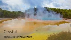  Presentation with hell - PPT theme featuring place-where-hell-appears background and a yellow colored foreground