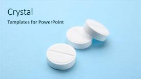  Presentation with intensive care unit health - Cool new slides with placebo effect - health care concept pills backdrop and a cool aqua colored foreground