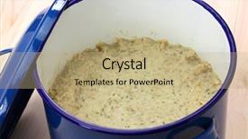  Presentation with fermentation - Presentation enhanced with placed the mixture in fermentation background and a coral colored foreground