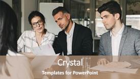  Presentation with directors - Cool new slide deck with placement concept - board of directors backdrop and a coral colored foreground