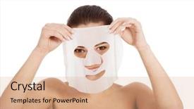  Presentation with collagen - Audience pleasing slide deck consisting of pharmacist - medical pills and capsules pattern backdrop and a cream colored foreground