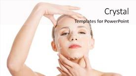  Presentation with face mask - Audience pleasing slide deck consisting of migration - huge flock of brown headed backdrop and a light gray colored foreground