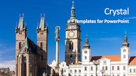  Presentation with math square root - Colorful slide set enhanced with plague - large square hradec kralove czech backdrop and a teal colored foreground