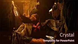  Presentation with bubonic plague - Cool new presentation design with plague-doctor-is-holding backdrop and a wine colored foreground