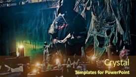  Presentation with bubonic plague - Presentation theme enhanced with plague-doctor-is-working background and a tawny brown colored foreground