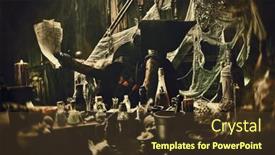  Presentation with bubonic plague - Presentation featuring plague-doctor-is-working background and a tawny brown colored foreground