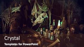  Presentation with bubonic plague - Presentation theme consisting of plague-doctor-is-working background and a tawny brown colored foreground